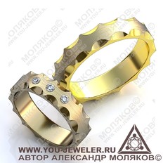 obr021 обручальное кольцо<br> SURIA