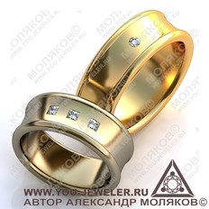 obr054 обручальное кольцо<br>GEMILA