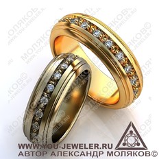 obr047 обручальное кольцо<br>ADELINA