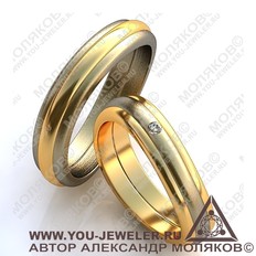 obr025 обручальное кольцо<br> NESIA