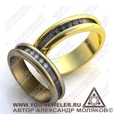 obr024 обручальное кольцо<br> ANAIT
