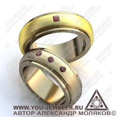 obr031 обручальное кольцо<br> DALIDA