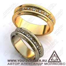 obr053 обручальное кольцо<br>ELIANA