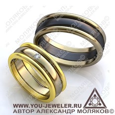 obr023 обручальное кольцо<br> ILIANA