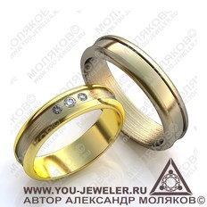 obr020 обручальное кольцо<br> DIALA